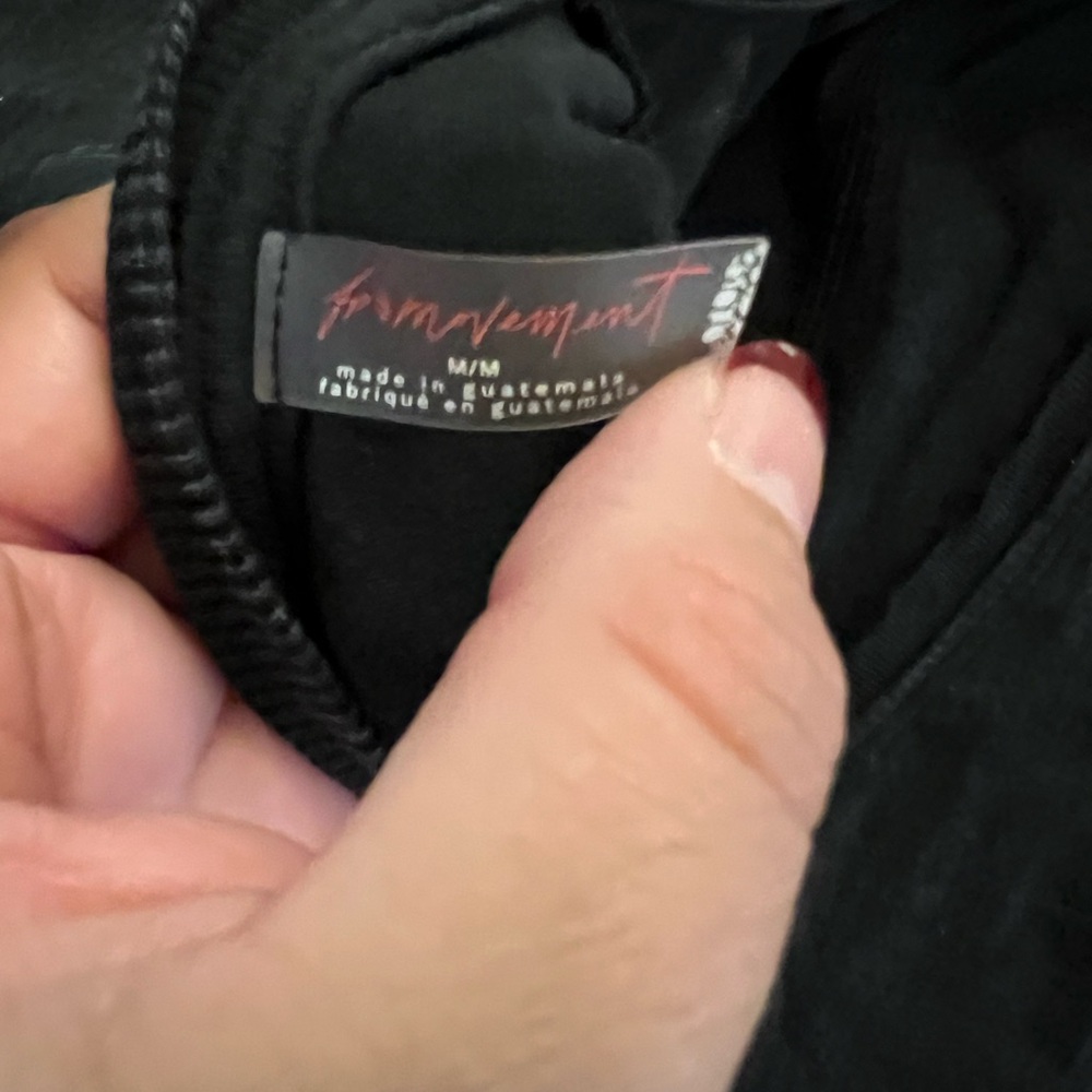 Free People Movement Hot Shot Tee Romper in Black - Picture 5 of 7